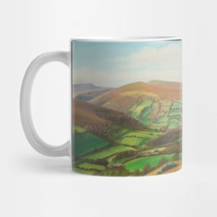 Brecon Beacons from Bryn Arw Mug